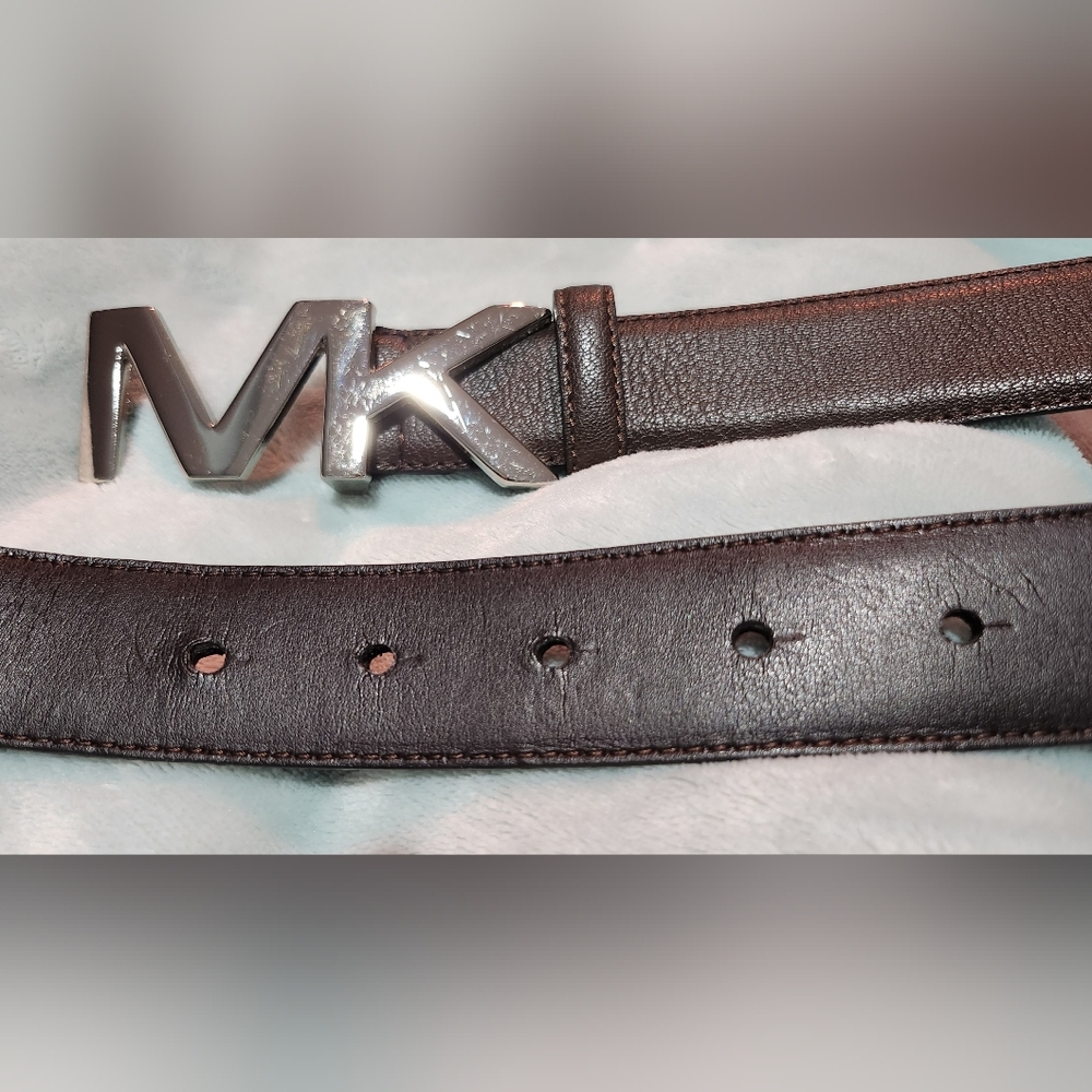 0018. Pre-loved Michael Kors men's brown belt